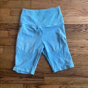 Avocado mesh biker shorts - small